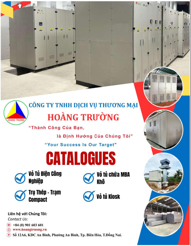 Vỏ Tủ Điện Công Nghiệp, Vỏ Tủ Chứa MBA Khô, Vỏ Tủ Kiosk, Trụ Thép - Trạm Compact